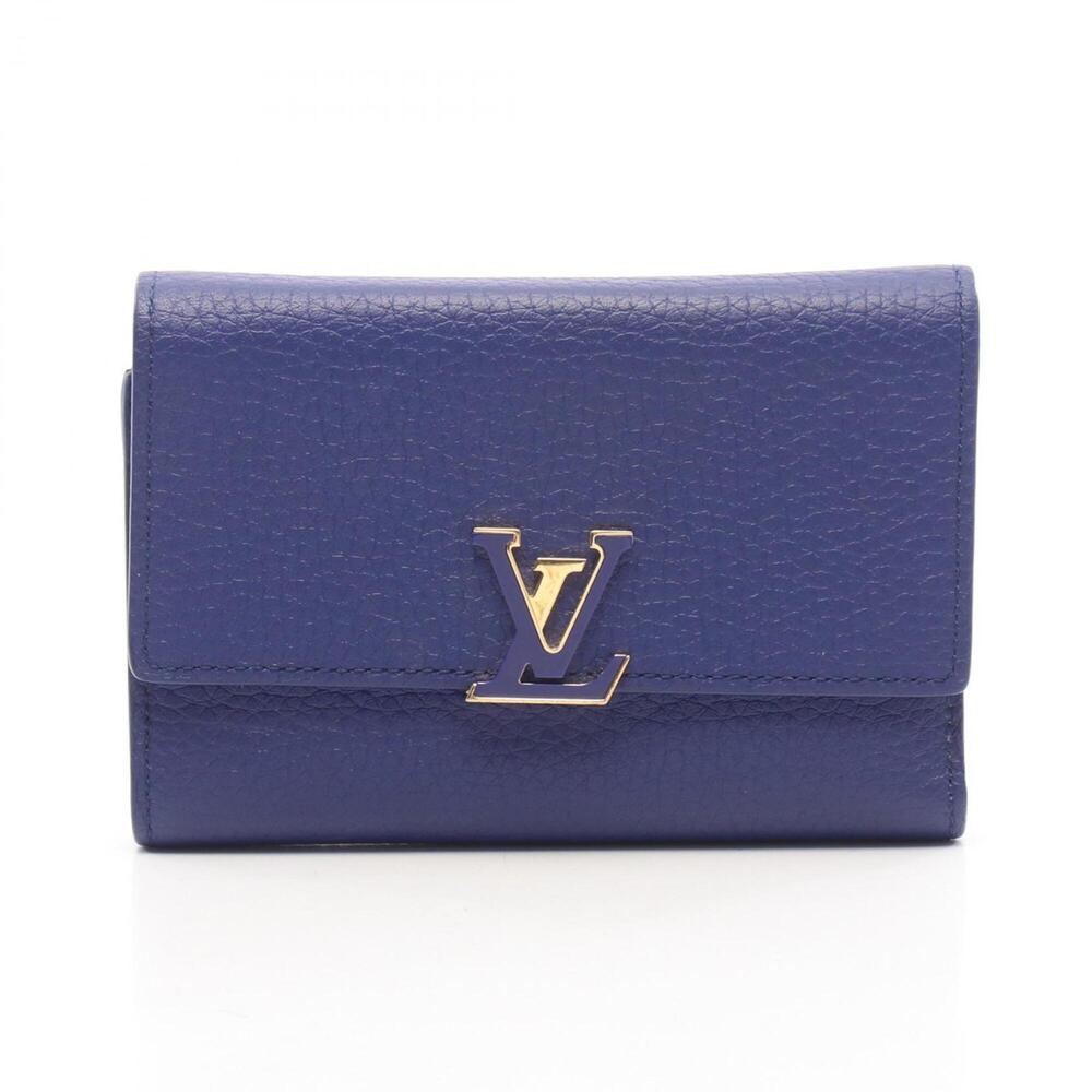 Louis Vuitton Portefeuille Capucines Compact Bi-fold Wallet, Taurillon Leathe...
